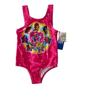 Rainbow Rangers Pink Star One-Piece Swimsuit